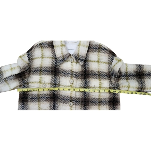 Wilfred Free Aritzia Plaid Wool Blend The Ganna Long Shacket Womens Small - Picture 14 of 16